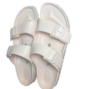 Birkenstock Cream Double Strap Sandals